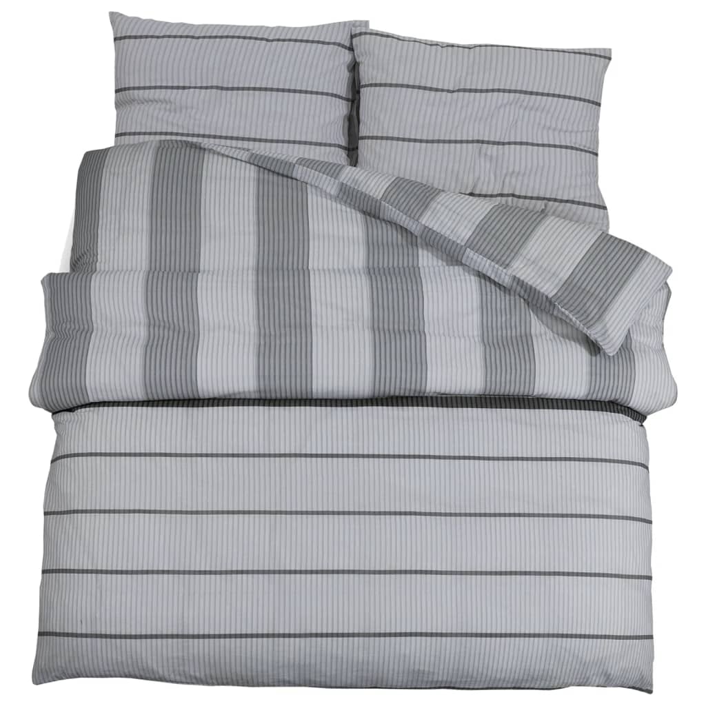 Sada přesun Vidaxl Druvet Set 140x200 cm Cotton Grey