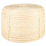 Vidaxl Rops 12 m mm 25 m 100% Sisal
