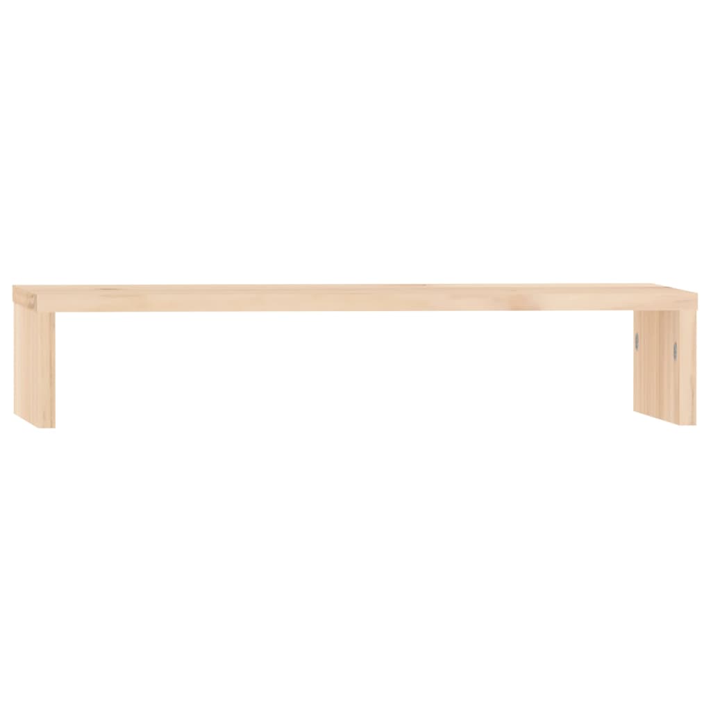 Vidaxl Monitor står 50x27x10 cm fast fyrretræ