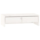Monitor vidaxl stoi 50 x 27x15 cm stałą sosną białą