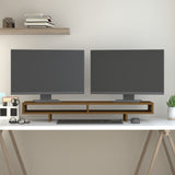 VidaXL Monitor standard 100x27x14 cm Solid pine honey brown