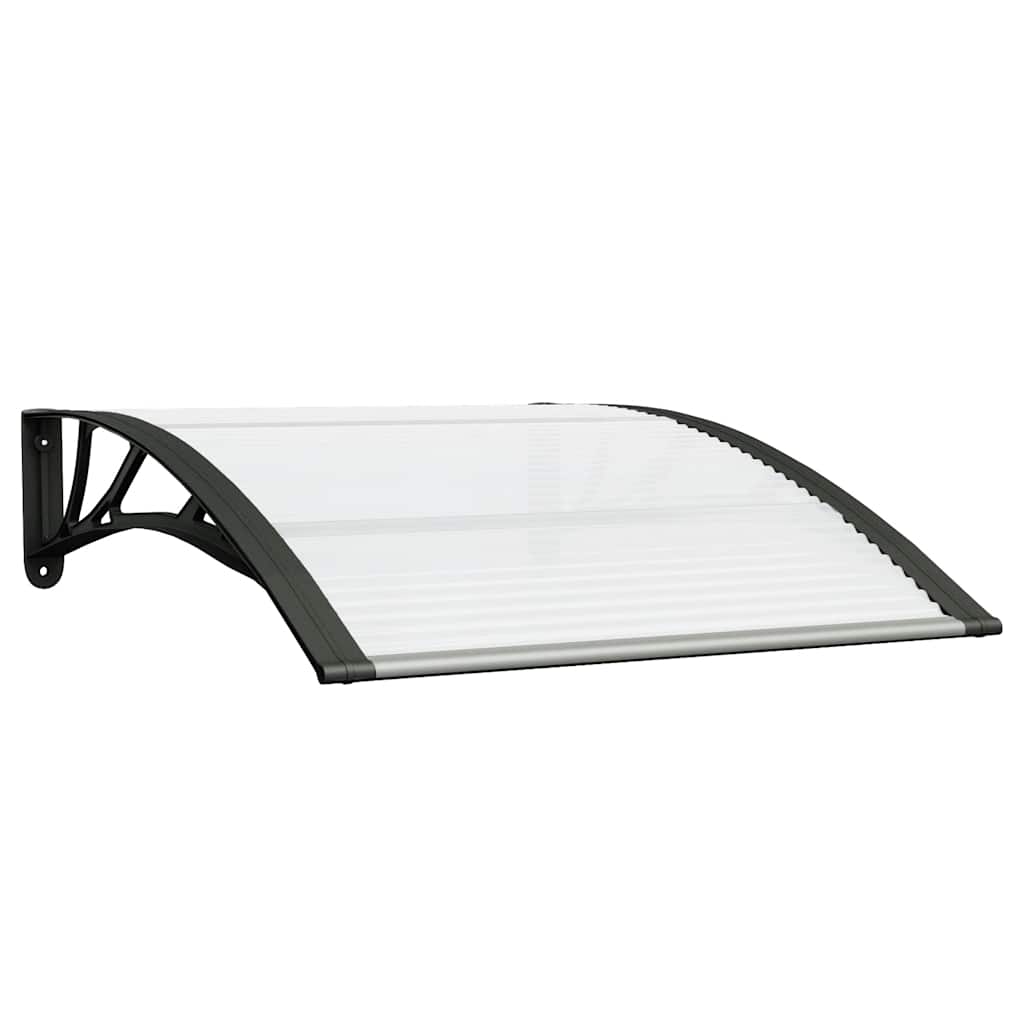 VIDAXL DOTREK BANIEPY 100x75 cm Polykarbonát černý a průhledný