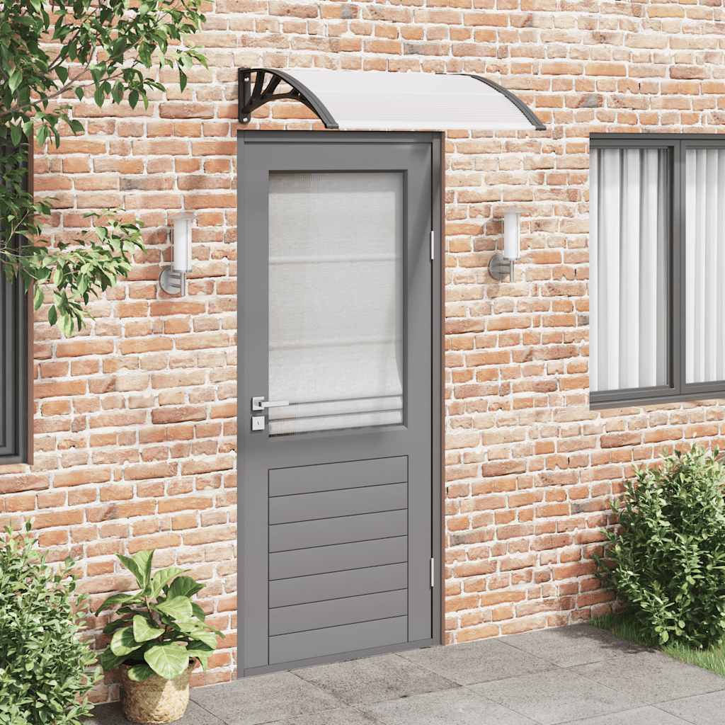 VIDAXL DOTREK BANIEPY 100x75 cm Polykarbonát černý a průhledný