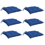 Vidaxl Palettenkissen 6 ST 50x50x7 cm Oxford Stoff blau