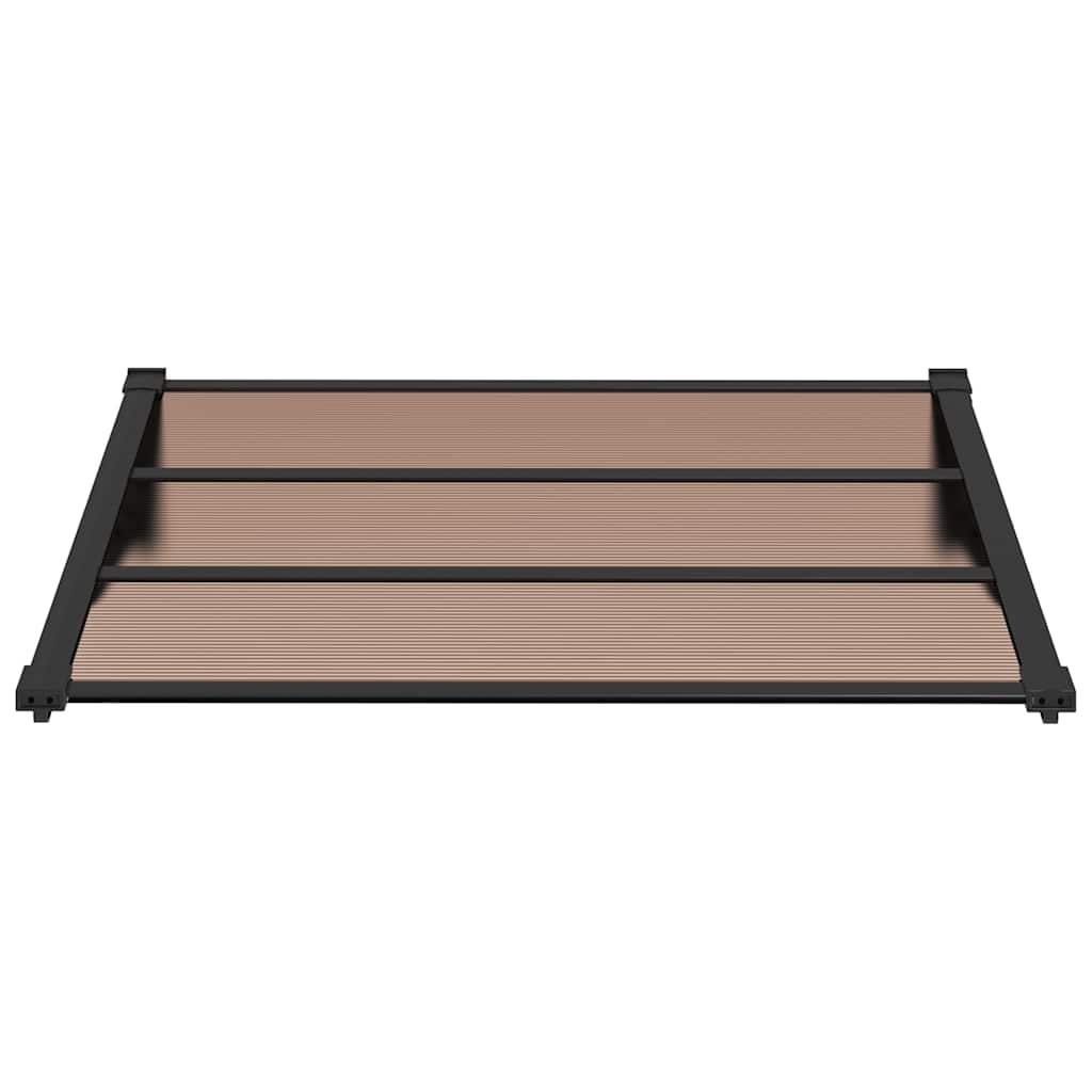 VIDAXL DODÁVKA BANIEPY 122X90 cm polykarbonát černá