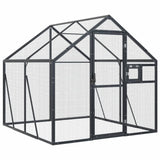 Vidaxl Viaviar 1.79x2x1.85 m Aluminium -Anthrazit -ausgelöst