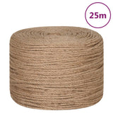 Vidaxl Rope 25 m laang 6 mm décke Jute