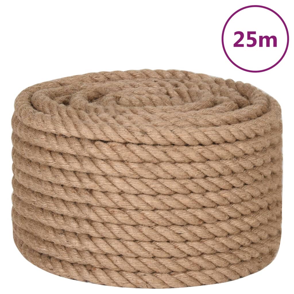 Vidaxl Rope 25 m laang 16 mm décke Jute