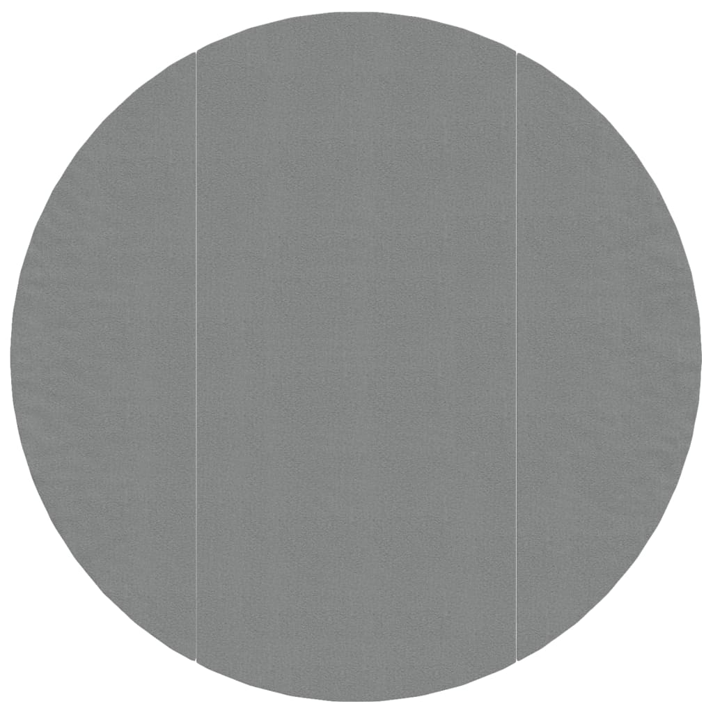 Sol de piscine vidaxl Ø366 cm en polyester géotextile gris clair
