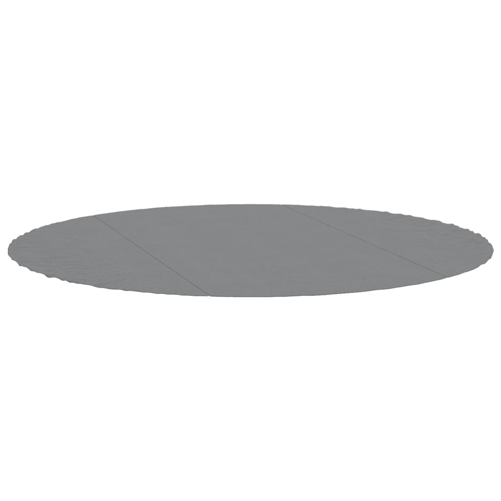 Sol de piscine vidaxl Ø366 cm en polyester géotextile gris clair