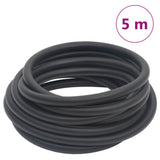 Vidaxl Hose Air Hose Hybrid 0.6 '' 5 m in gomma e PVC nero