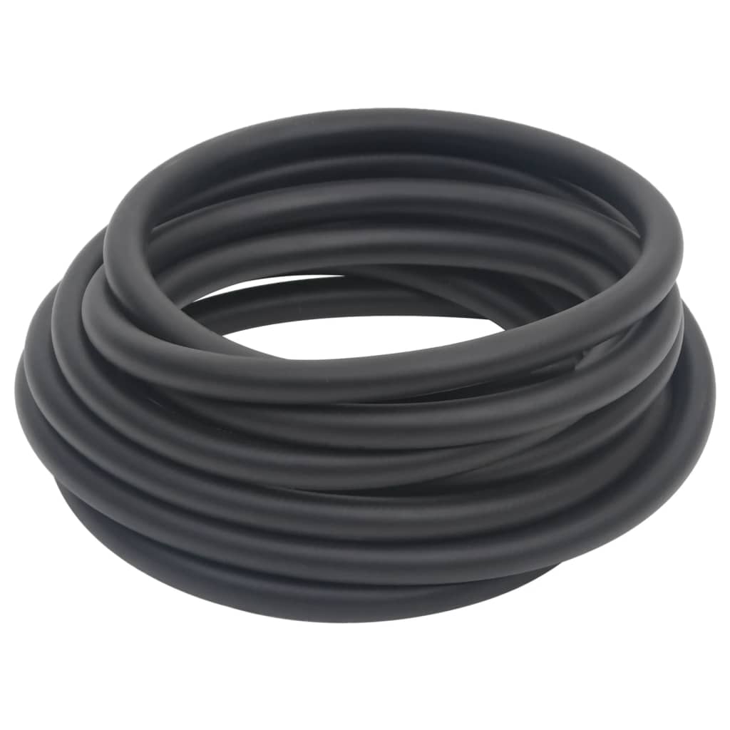 Vidaxl Hose Air Hose Hybrid 0.6 '' 5 m in gomma e PVC nero