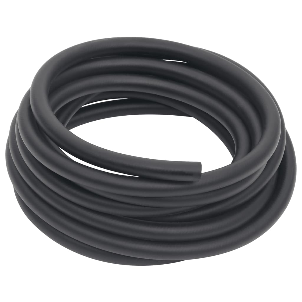 Vidaxl Hose Air Hose Hybrid 0.6 '' 5 m in gomma e PVC nero