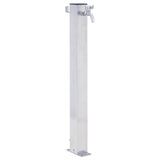 Colonna d'acqua Vidaxl quadrata da 100 cm in acciaio inossidabile