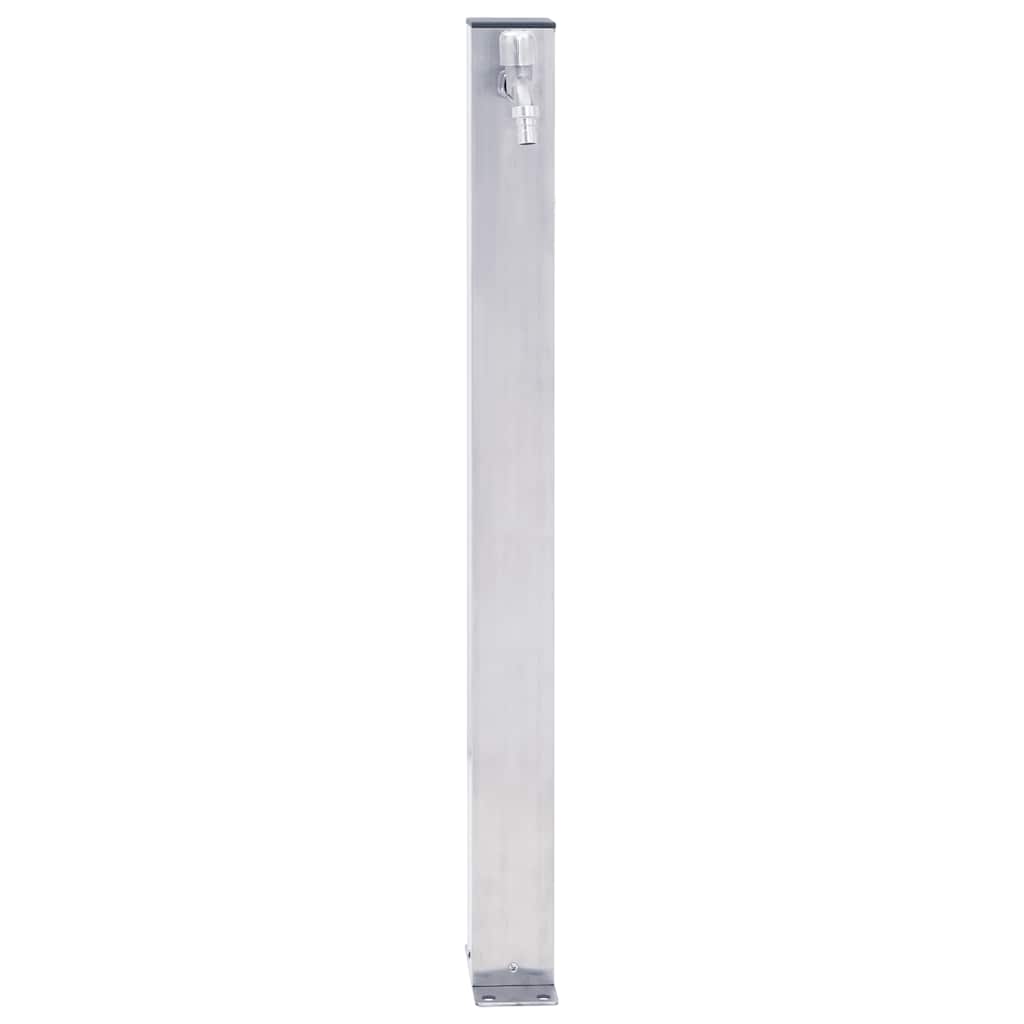 Colonna d'acqua Vidaxl quadrata da 100 cm in acciaio inossidabile