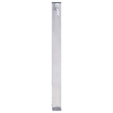 Colonna d'acqua Vidaxl quadrata da 100 cm in acciaio inossidabile