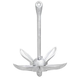 Vidaxl Anchor pieghevole 4 kg di argento in ghisa zincata termicamente