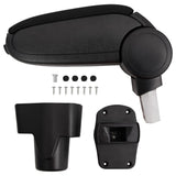 Vidaxl Armrest 13x34x (36,5-53) cm ABS Sort