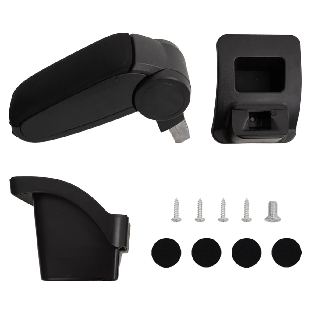 Vidaxl Armrest 16x30x (40-50) cm ABS Sort