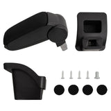 Vidaxl Armrest 16x30x (40-50) cm ABS Sort