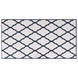 Vidaxl Outside Rag Reversible 80x150 cm mornarsko modro in belo