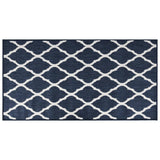 Vidaxl Outside Rag Reversible 80x150 cm mornarsko modro in belo