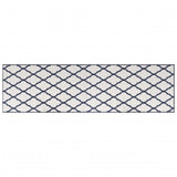 Vidaxl Zunanje preproga Reversible 80x250 cm mornarsko modro in belo