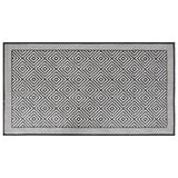 Vidaxl mimo koberec reverzibilní 80x150 cm šedá a bílá