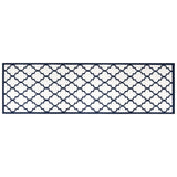 Vidaxl mimo koberec Reverzibilní 80x250 cm Navy Blue and White