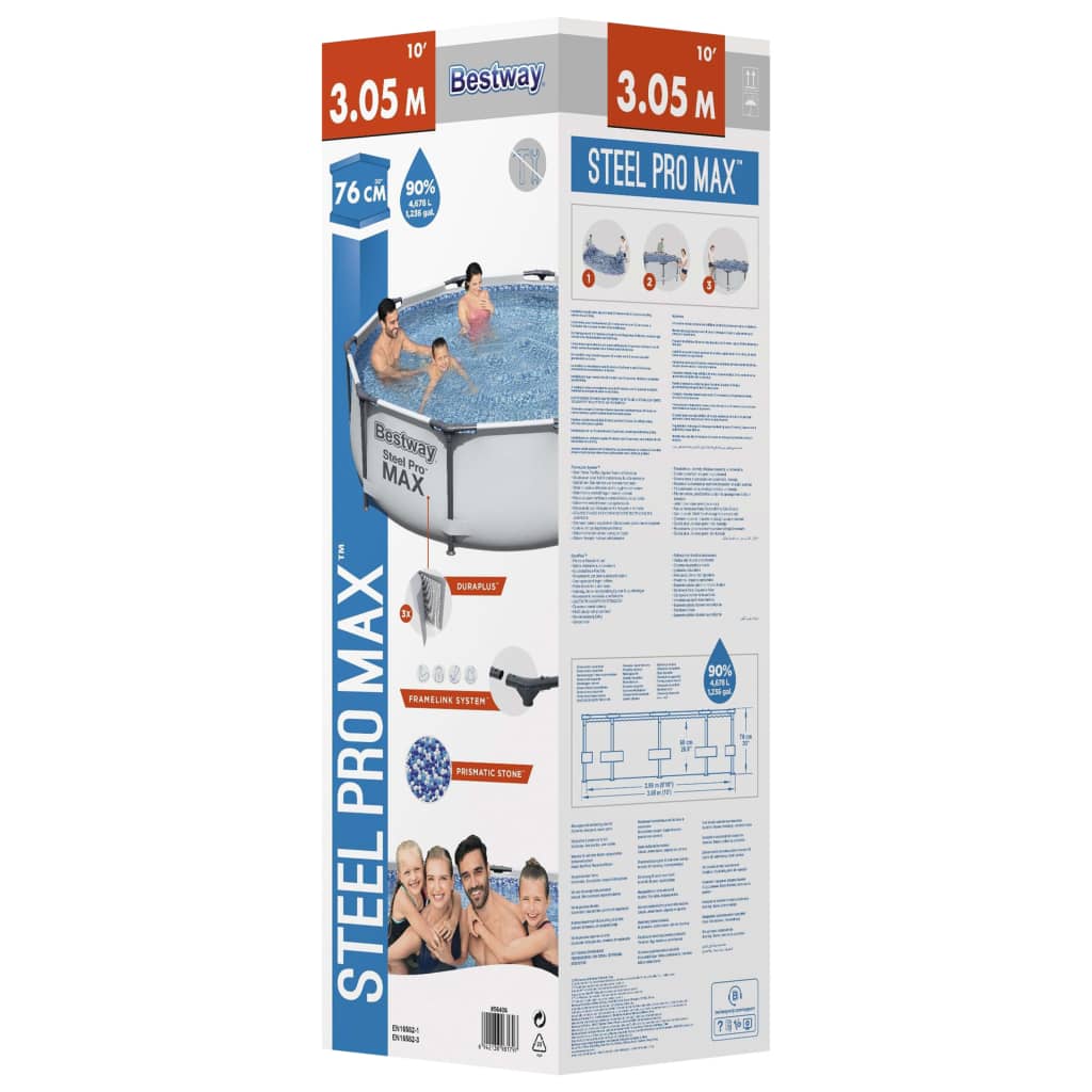 BESTWAY STAEL PRO MAX SWIPHING Pool Set 305x76 cm