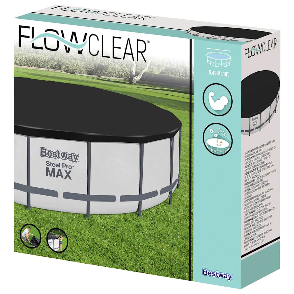 Bestway FlowClear Cubierta de piscina Flow Set Fast 555 cm