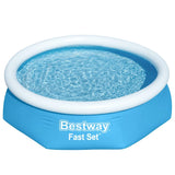 Bestway Fast Set Swimmingpool aufblasbar um 244x66 cm