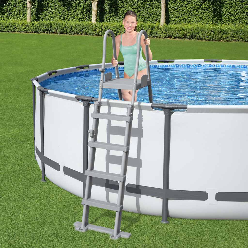 Bestway FlowClear Natwimming Ladder con 4 pasos 132 cm