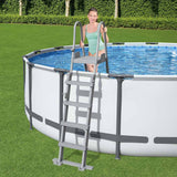 Bestway FlowClear Natwimming Ladder con 4 pasos 132 cm