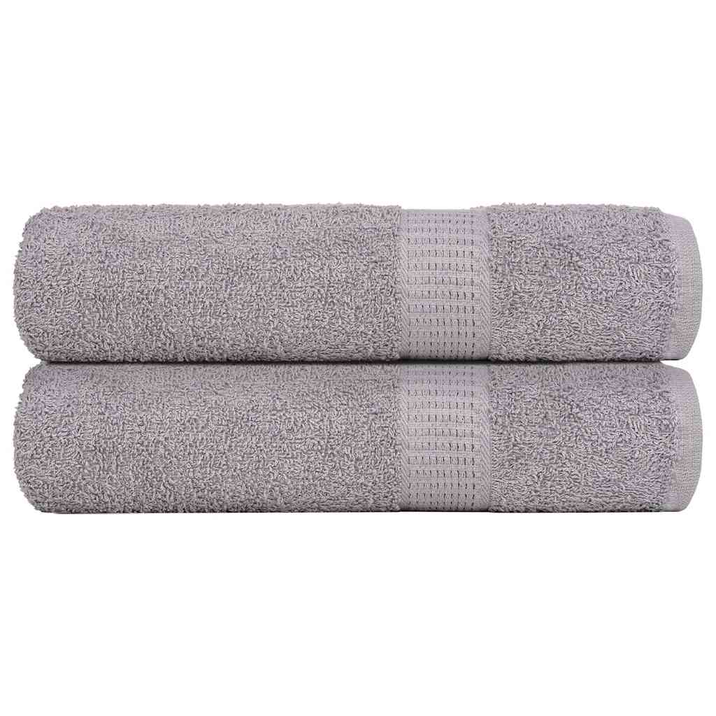 Vidaxl Towels 2 st 50x100 cm 360 g m²poséiert 100% Koteng