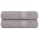 Vidaxl Towels 2 st 50x100 cm 360 g m²poséiert 100% Koteng