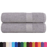 Vidaxl Towels 2 st 50x100 cm 360 g m²poséiert 100% Koteng