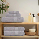 Vidaxl Towels 2 st 50x100 cm 360 g m²poséiert 100% Koteng