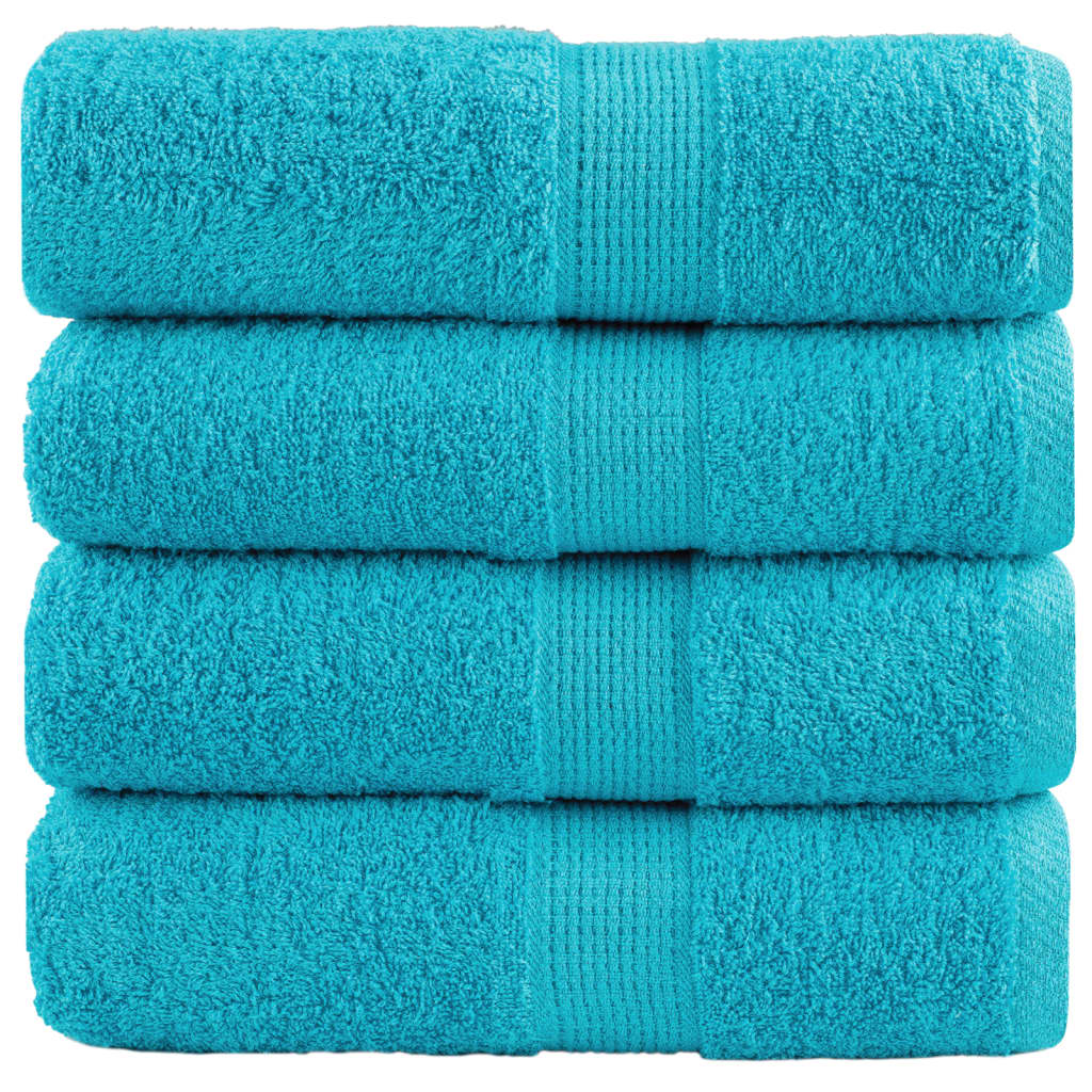 Vidaxl hostové ubrousky solund 4 ks 600 g m² 30x30 cm tyrkysové