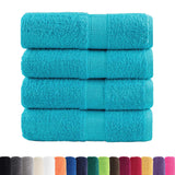 Vidaxl hostové ubrousky solund 4 ks 600 g m² 30x30 cm tyrkysové