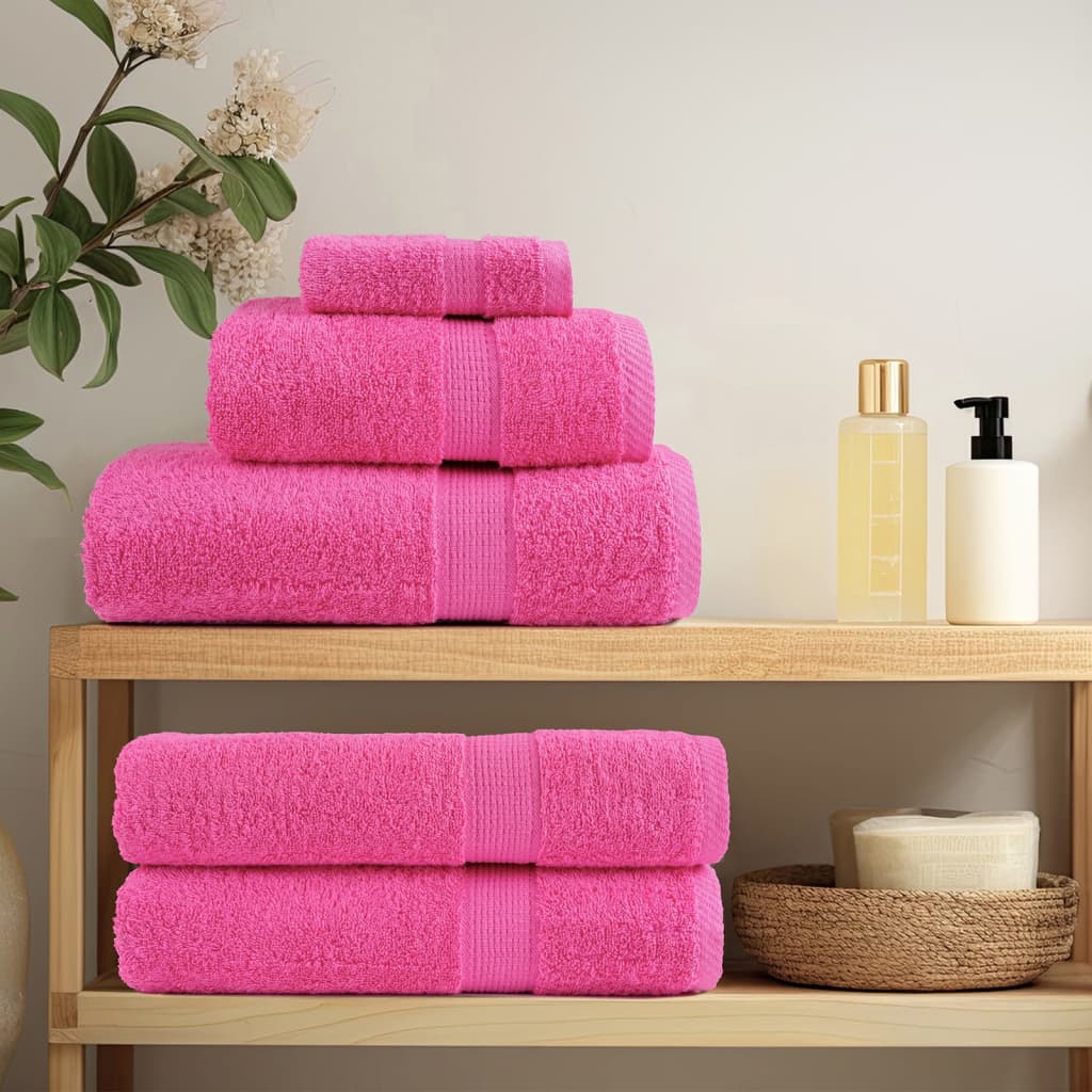 Vidaxl Bath Towels Solund 10 St 600 g m² 100x150 cm