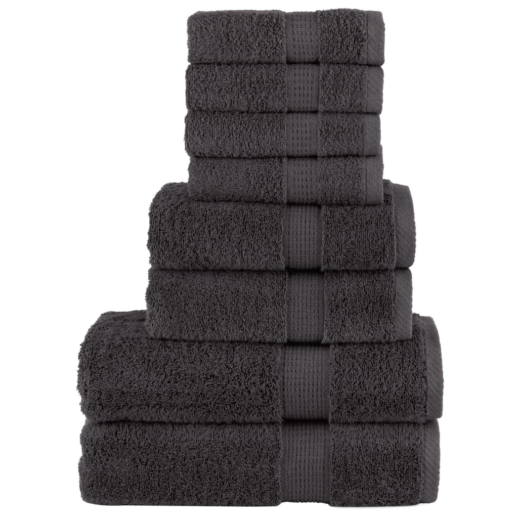8-częściowy zestaw ręczników vidaxl 600 g m²