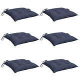 Polštáře židle Vidaxl 6 st 50x50x7 cm Oxford Fabric Marine Blue