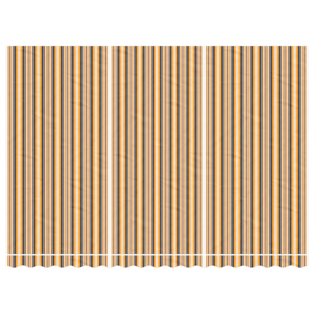 Tissu de remplacement Vidaxl pour la canopée rayée de 4,5x3 m multicolores