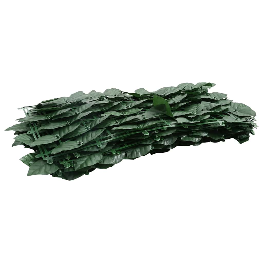 Écran de balcon Vidaxl avec feuilles vert foncé 200x150 cm