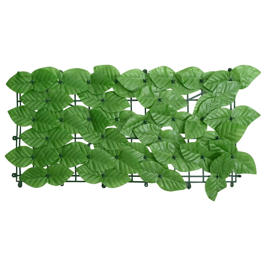 Vidaxl Balcony screen with green leaves 200x100 cm