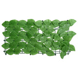 Vidaxl Balcony screen with green leaves 200x100 cm