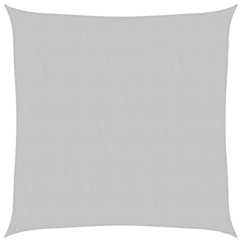 Vidaxl Zonnezeil 2,5 x 2,5 m 100% Polyester Oxford Hellgrau