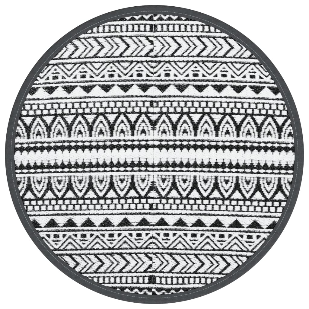 Vidaxl Moquette all'aperto Arakil Ø 200 cm polipropene nero