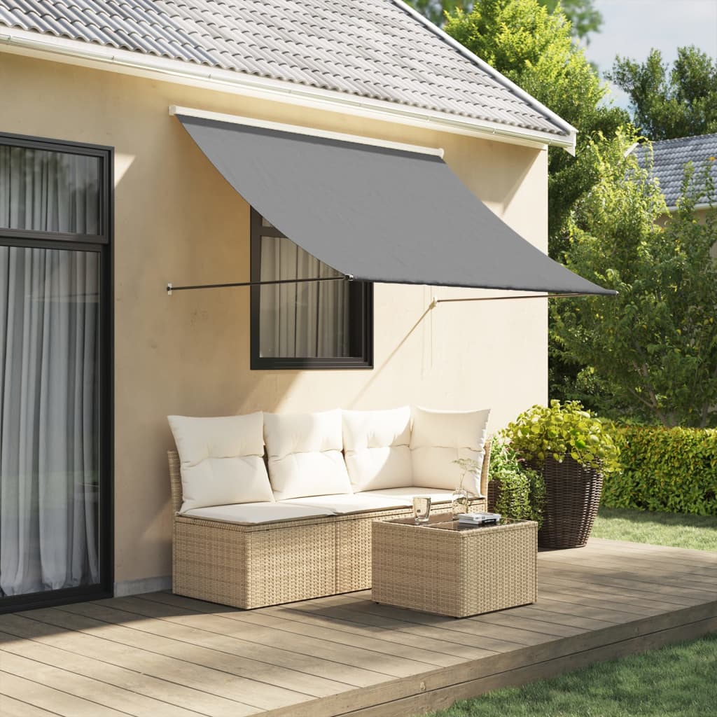 VIDAXL LAFEL ERFEHLUNG 250x150 cm Stoff und Stahl -Anthrazit -Verschärfen